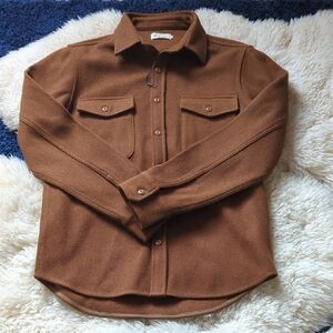 Taylor Stitch Maritime Wool Brown Shirt Jacket